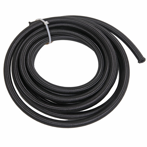 Fragola #8 Blk Nylon Race Hose 15Ft 841508