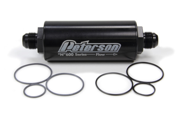 Peterson Fluid 10An Inline Fuel Filter W/100 Micron Filter 09-0622