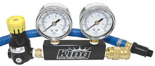 King Racing Products Leak Down Tester Dual Gauge 1915