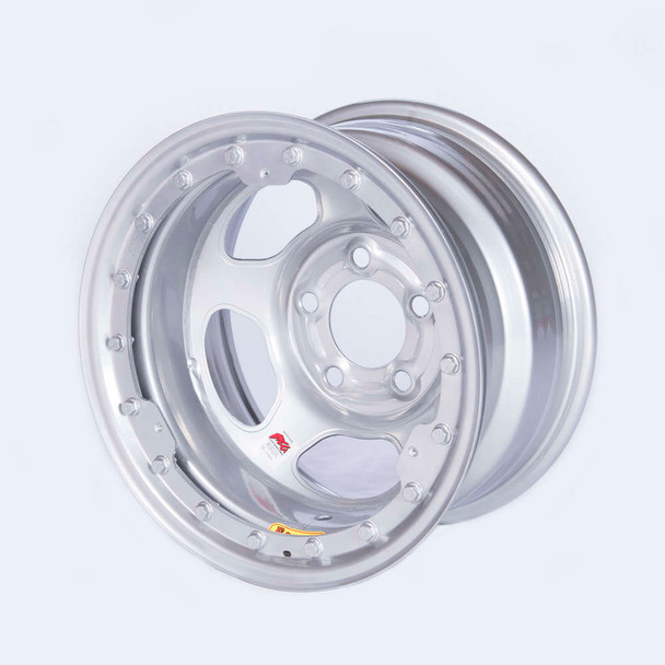 Bassett 15X8 Imca Silver Beadlock Inertia 5X5 58A54Islk