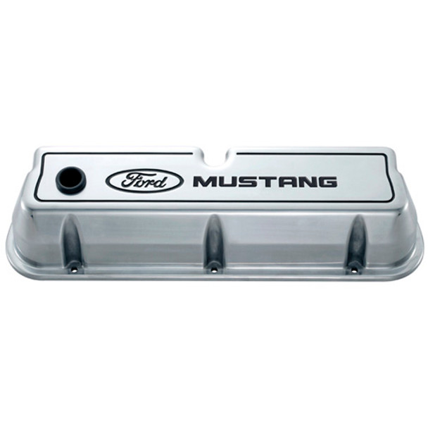 Ford Die Cast Alm Valve Cover Set W/Mustang Logo 302-030