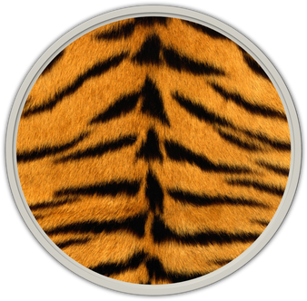 Tiger Print - Glass