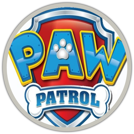 Paw Patrol Logo - Glass
