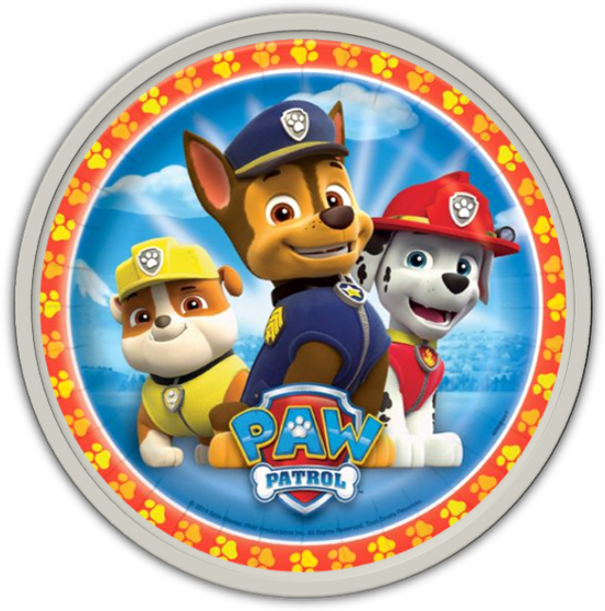 Paw Patrol Trio - Glass