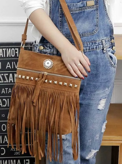 Brown Tassel Bag 