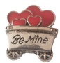 Be Mine Valentines Day  - Hearts in a wagon 20mm Snap charm