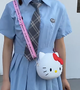 Silicone Hello Kitty shoulder bag with strap