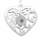 Heart Pendant - Stainless Steel 