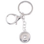 Swanky Silver Tone-Keychain/Bag Clip