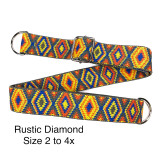 Elastic Belt/Strap - Rustic Diamond (5 to choose from)