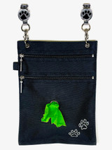 Dog Walking Pocket XL w/Rhinestone Paws