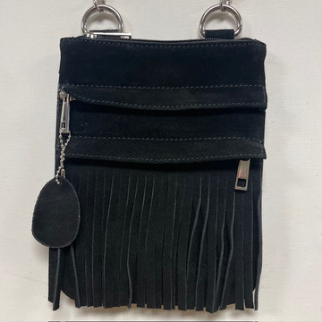 EMF/RFID GL Vertical Gypsy Suede Black