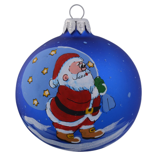 Blue Santa - 80mm