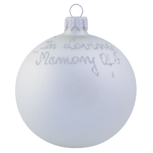White In Loving Memory - 80mm