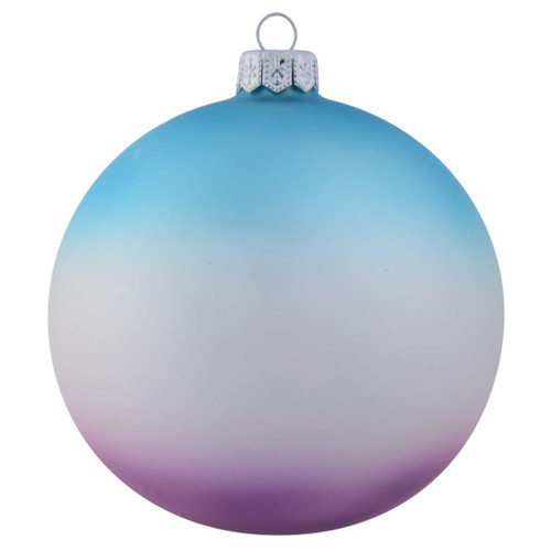 Blue Glitter Santa Reindeer - 100mm