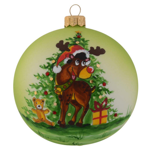 Light Green Reindeer - 100mm