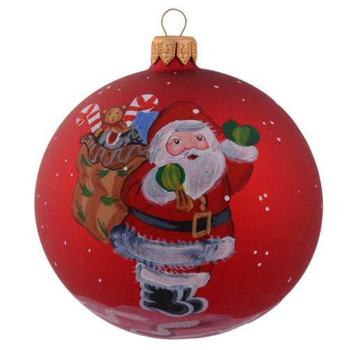 Red Santa Sack - 100mm