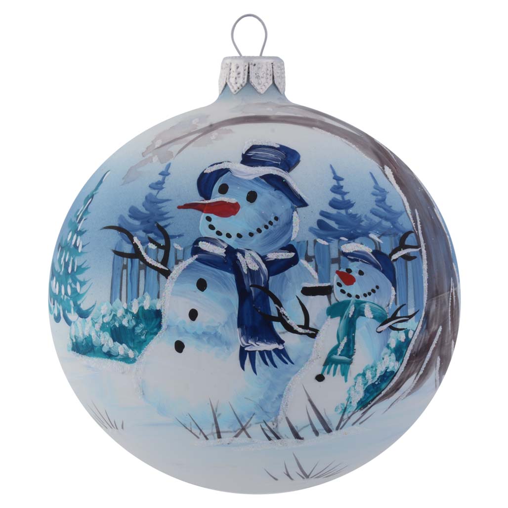 Blue Snowman - 100mm