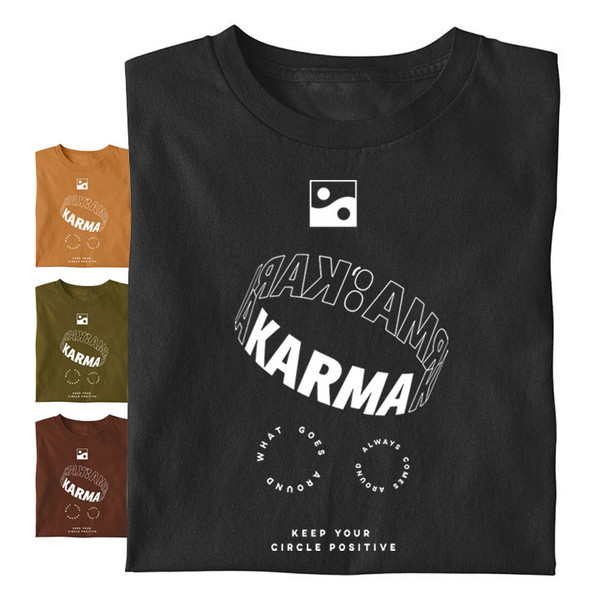 Karma Printed T-Shirt [E244]