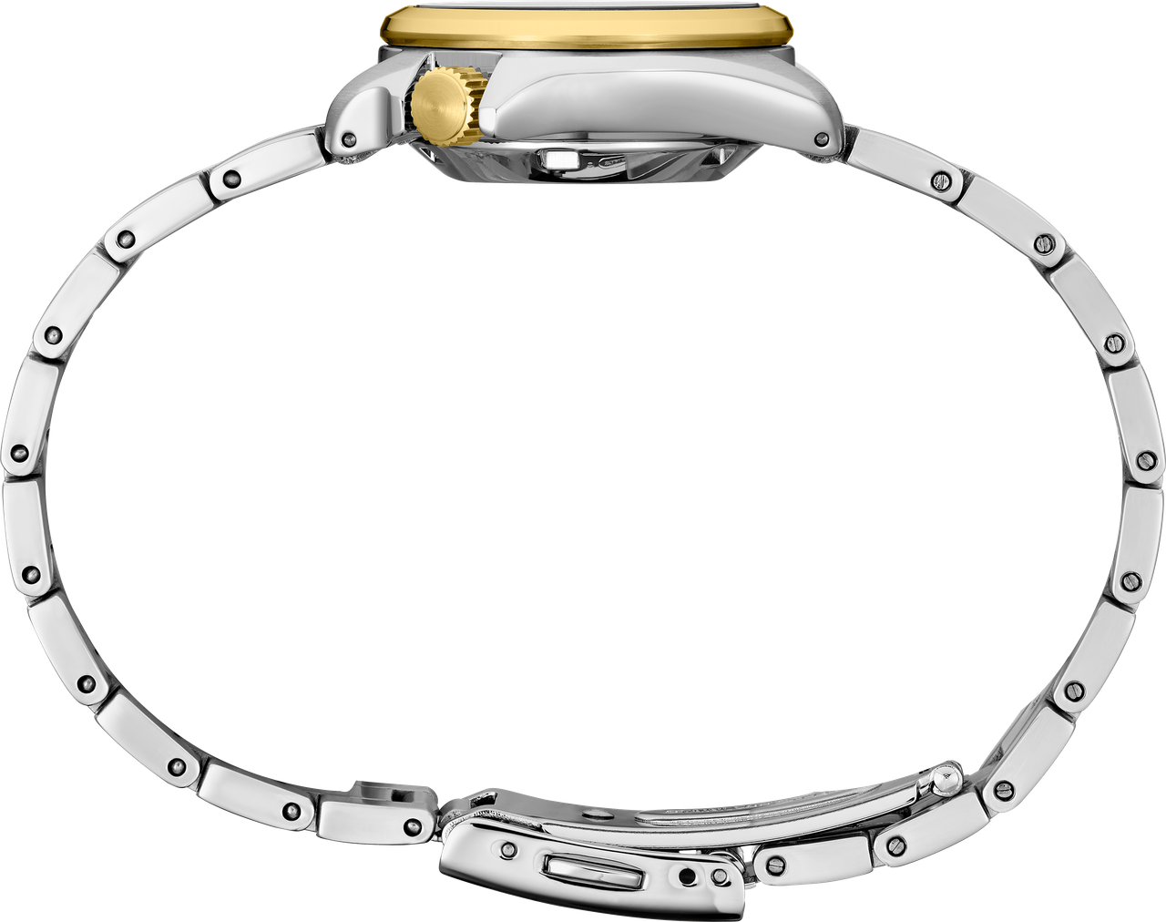 Brand New] Seiko 5 Sports White Dial Two-Tone Ladies Watch