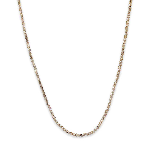 10kt 2mm Mooncut Chain - 20"