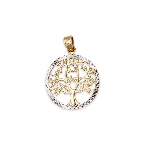 14kt Two-Tone Tree of Life Pendant