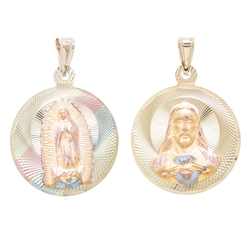 Yellow Gold Medal - 2 Sides - 14 K - RP261

Jesus Christ / Virgin Mary

14 K. | 5.6 gr.