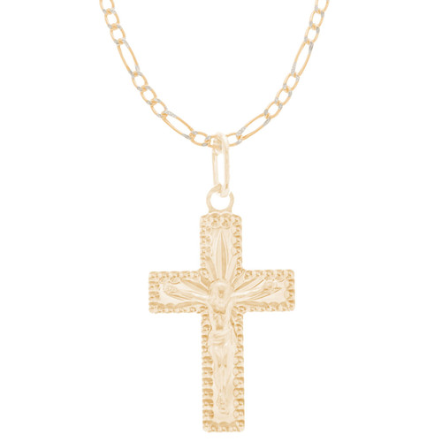 Cross and Chain Set - CZ - 14 K - JST429 Cross and Chain Set - CZ - 14 K - JST429