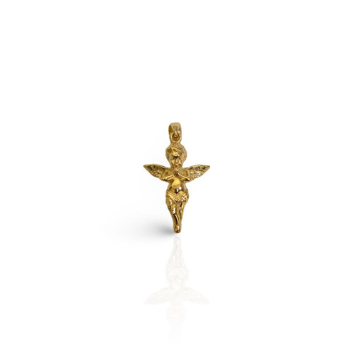 14kt Signature Mini Angel Pendant 