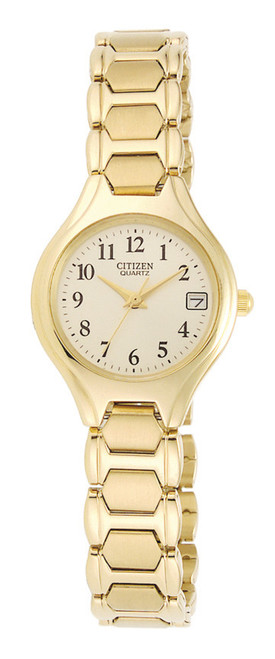 Citizen® Womens Gold-Tone Watch (Model:EU2252-56P)