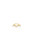 14kt Yellow Gold Open Heart Ring - Size 7