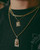 14kt Framed Jesus Face