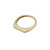 10kt Updated Block Ring - Size 7