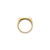 10K Gold Rectangular Signet Ring - Size 5