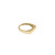 10K Gold Rectangular Signet Ring - Size 5