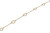14K OPEN HEART HP BRACELT - 7.5"