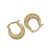 14K YG DC LATCH BACK HOOPS
