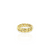 14kt Miami Cuban Link Ring - 6mm - Size 6 - Machine Made