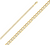 14kt 4mm Solid Open Cuban WP Chain - 20"