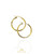 14kt 3mm Chunky Hoop Earrings - 35mm