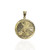 14kt Round St.Michael Pendant - 1.5"