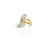 14kt Tri-Color Filigree Virgin Mary Ring - Size 8 - 003