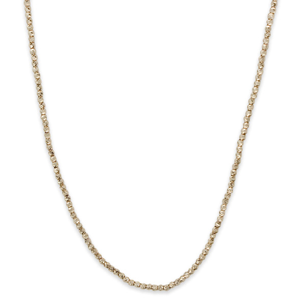 10kt Precision Cut Bead Chain - 18"