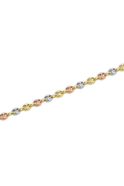 14kt Yellow Gold 4mm Semi-Solid G Puff Chain - 18"