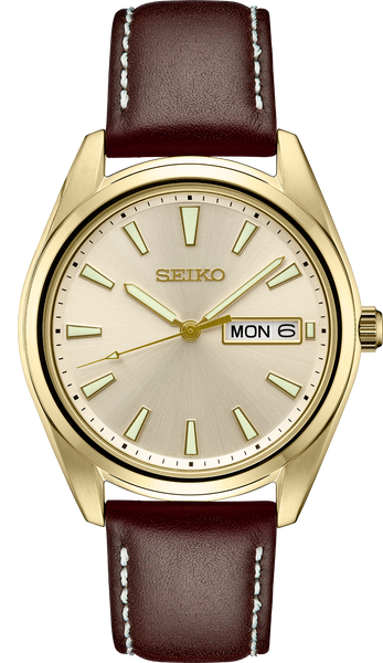 [Brand New] Seiko Men's Essential Champagne Dial Watch - SUR450