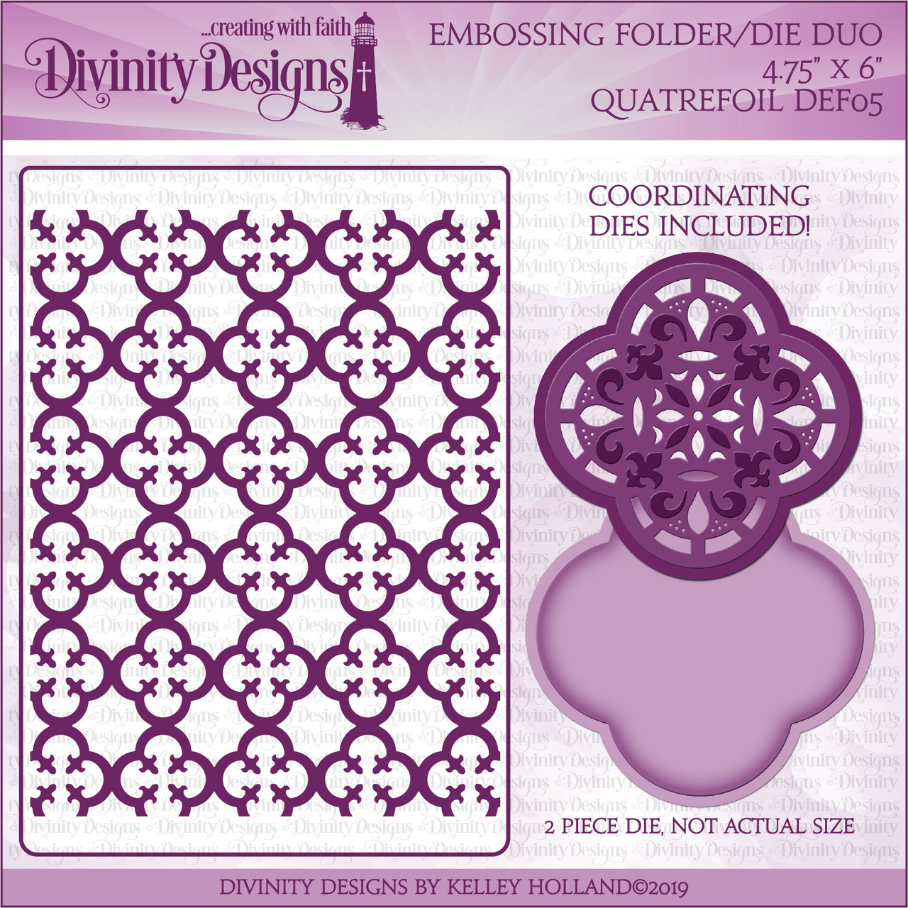 QUATREFOIL (EMBOSSING FOLDER/DIE DUO)