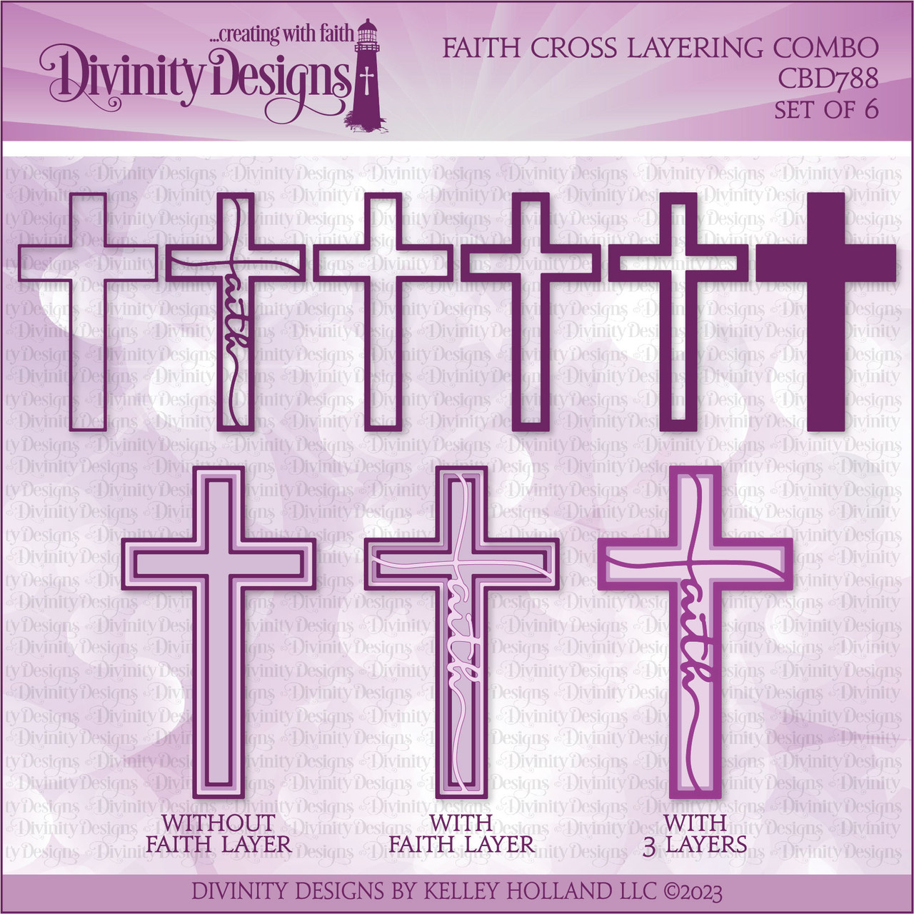 FAITH CROSS LAYERING COMBO