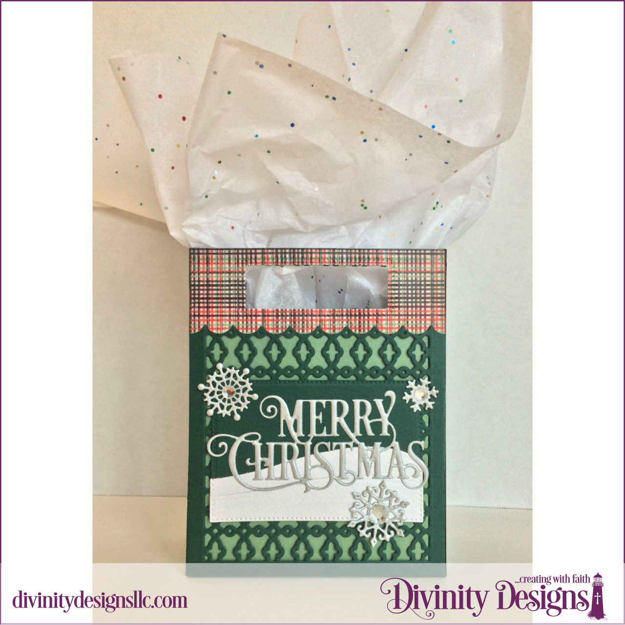 GIFT BAG HANDLES & TOPPER DIES Divinity Designs LLC