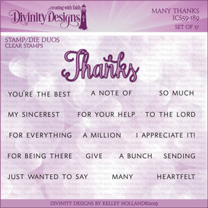 THANKS FOR EVERYTHING (STAMP/DIE DUOS - CLEAR STAMPS) THANKS FOR EVERYTHING (STAMP/DIE DUOS - CLEAR STAMPS)