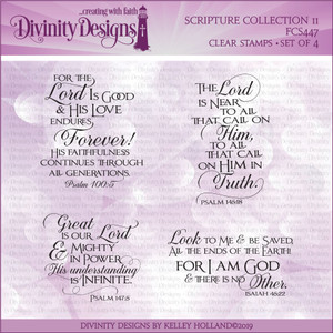 SCRIPTURE COLLECTION 11 (CLEAR STAMPS) SCRIPTURE COLLECTION 11 (CLEAR STAMPS)